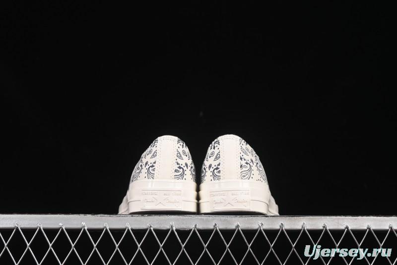 Converse Chuck 1970s Low Top Casual Sneakers with Paisley Pattern - A15752C