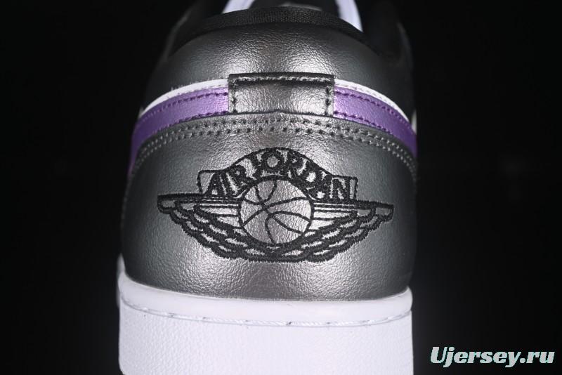 Nike Air Jordan 1 Low AJ1 Dark Purple Low-Top Casual Lifestyle Sneakers - HJ5910-105