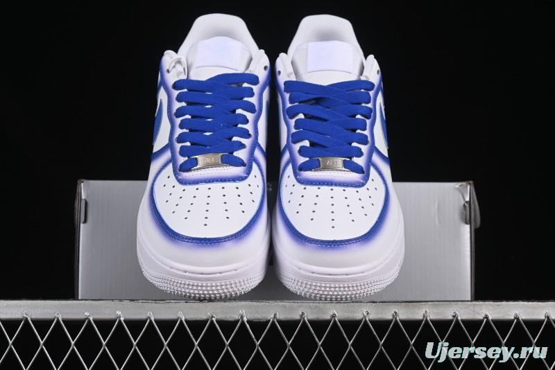 Nike Air Force 1'07 Low Blue Planet Casual Sneakers with Full-Length Air Cushion - ZH0316-079