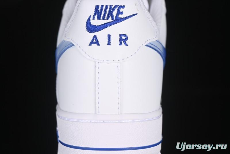 Nike Air Force 1 '07 Low Casual Sneakers with 2D Theme Gradient Sky Blue - ZH0316-076