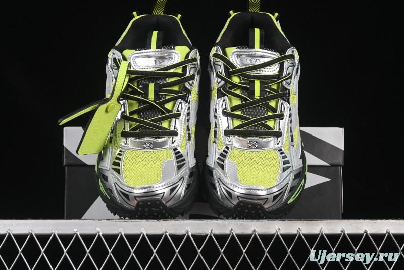 Off-White Be Right White Green Low-Top Lifestyle Casual Shoes - X.E5