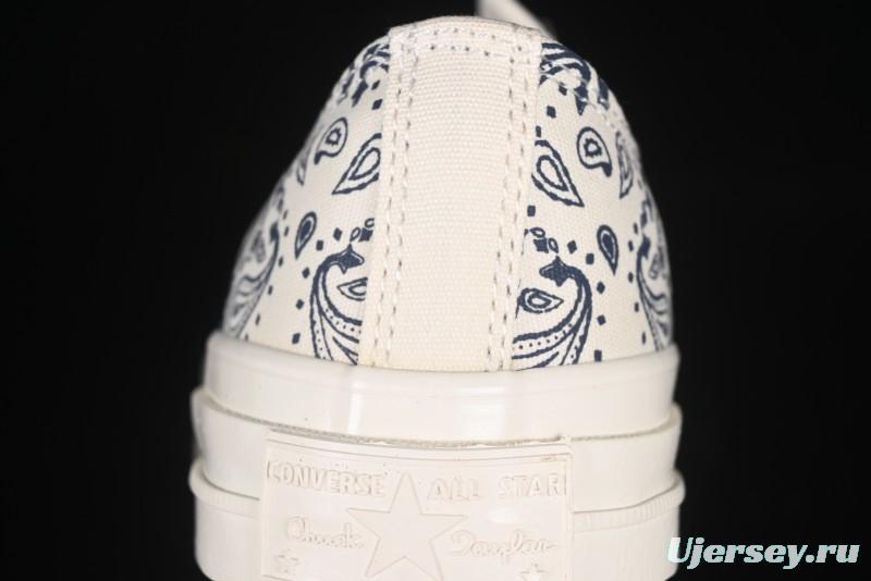 Converse Chuck 1970s Low Top Casual Sneakers with Paisley Pattern - A15752C