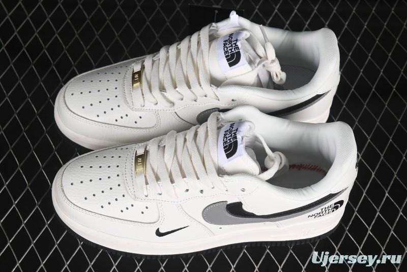 Nike Air Force 1 '07 Low The North Face Collaboration Beige Double Swoosh Casual Sneakers - AM1588-006