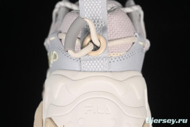 Fila Heritage Fluid Cat Claw 5.0 Vintage Dad Shoes with Lace-Up Design - F12W412105FLV