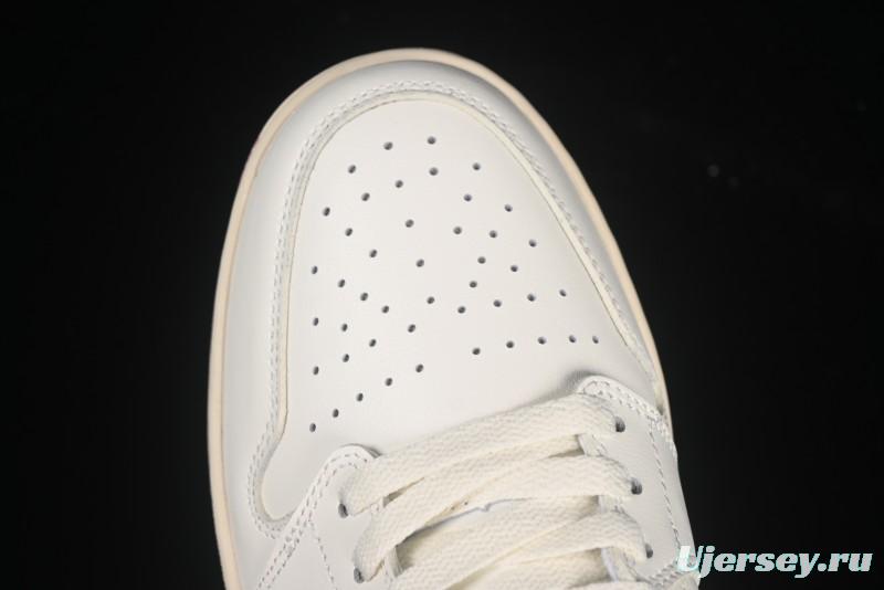 Nike Air Jordan 1 Low AJ1 Mismatched Swoosh Casual Sneakers - HV4511-133