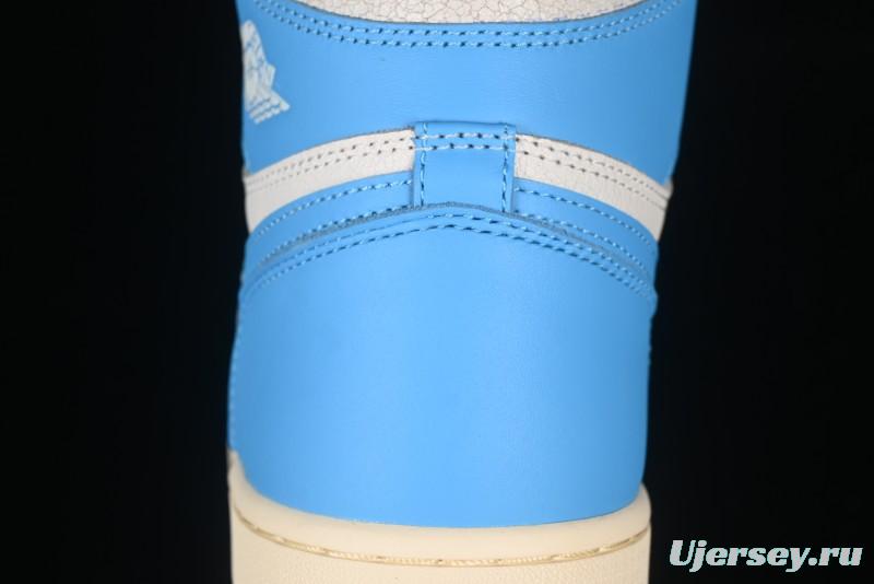 Nike Air Jordan 1 High OG "UNC Reimagined" Retro Basketball Shoes - DZ5485-402