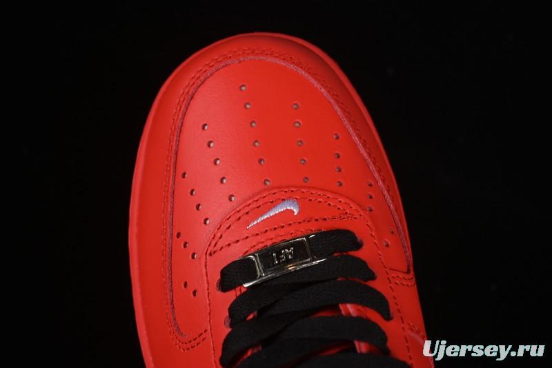 Nike Air Force 1'07 Low Watermelon Red Casual Sneakers with Full-Length Air Cushion - FD7039-600