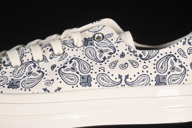 Converse Chuck 1970s Low Top Casual Sneakers with Paisley Pattern - A15752C