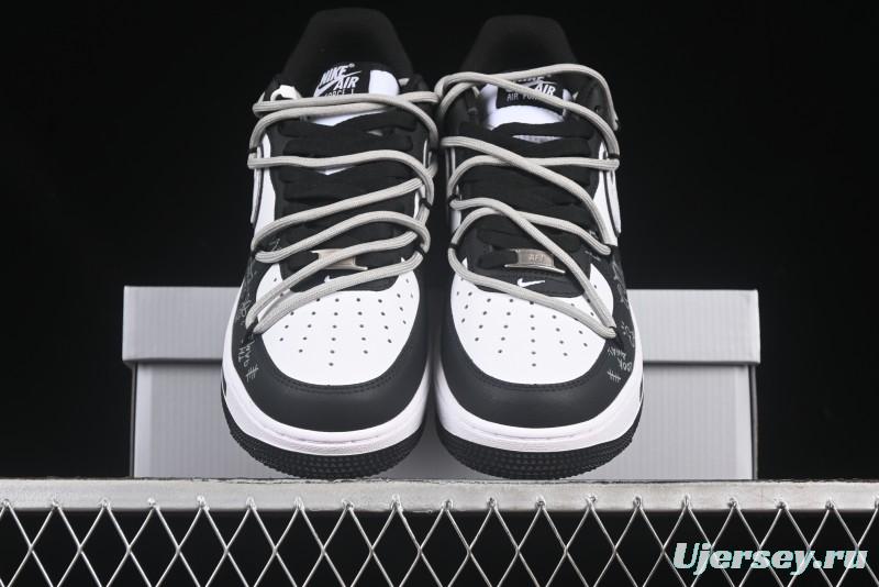 Nike Air Force 1'07 Low Denim Casual Sneakers with Full-Length Air Cushion - ZH0316-071