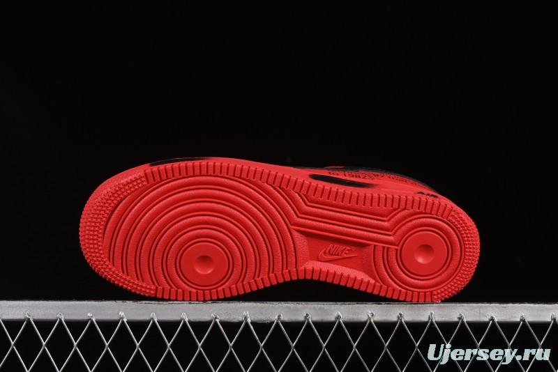 Nike Air Force 1'07 Low Watermelon Red Casual Sneakers with Full-Length Air Cushion - FD7039-600