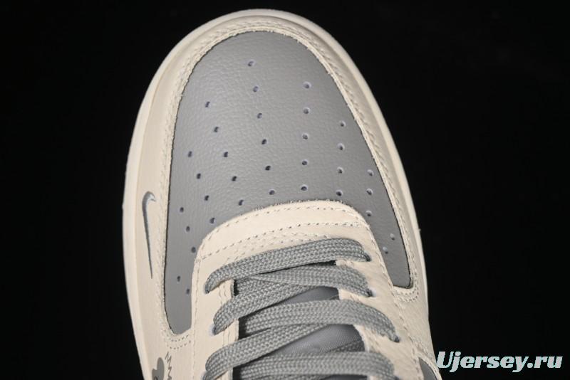 Nike Air Force 1'07 Low Kaws Collaboration Beige Grey Casual Sneakers - KK1988-078