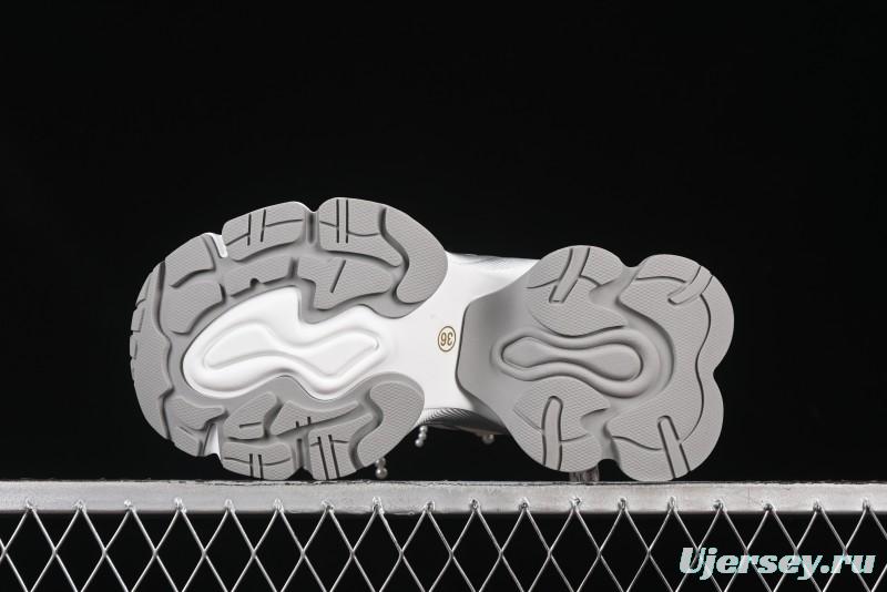 GG-CC Star-Designed Lace-Up Hollow-Out Chunky Sneakers with 5cm Height Boost - G25X269