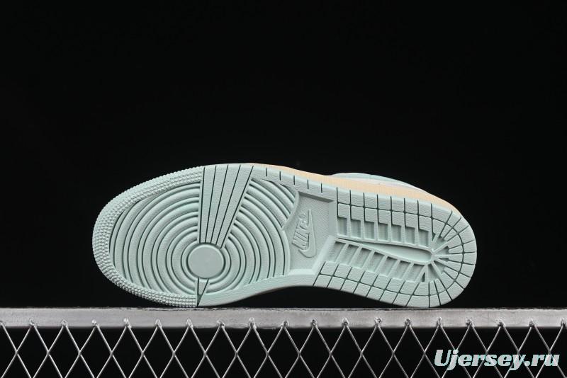 Nike Air Jordan 1 Low AJ1 White Mint Green Low-Top Casual Lifestyle Sneakers - DC0774-134