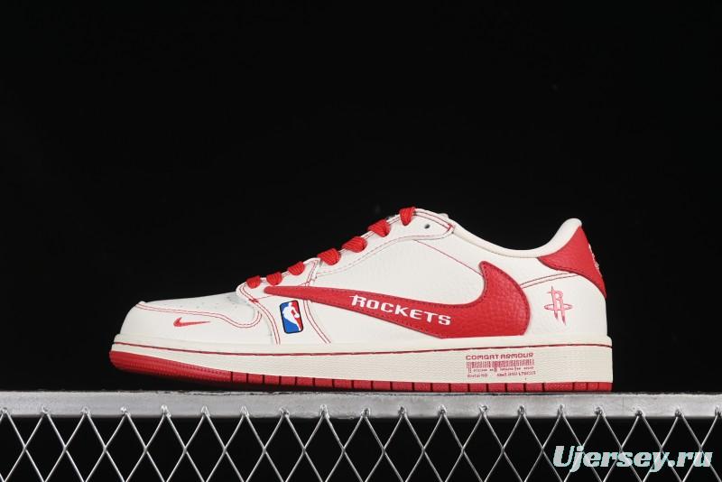 Nike Travis Scott x Fragment Design x Air Jordan 1 Low OG SP AJ1 Collaboration Casual Sneakers - SC9207-029