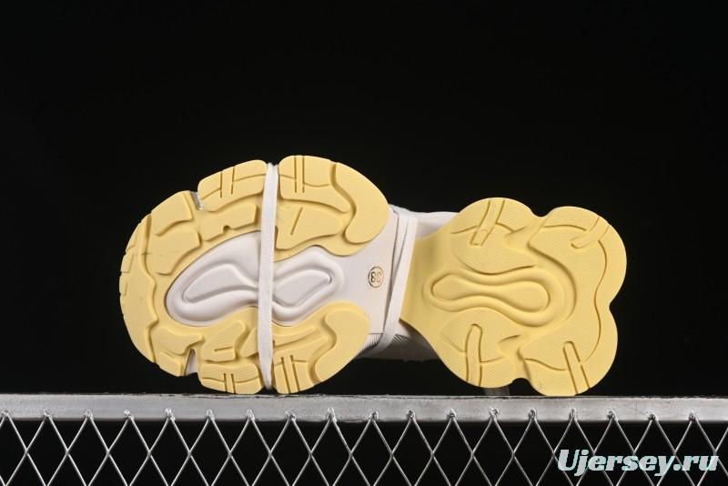 GG-CC Star Same Style Lace-up Hollow Out Dad Shoes with 5cm Height Increasing Sole - G25U9988