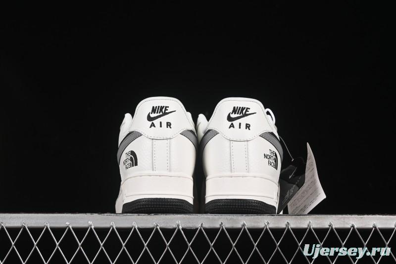 Nike Air Force 1 '07 Low The North Face Collaboration Beige Double Swoosh Casual Sneakers - AM1588-006