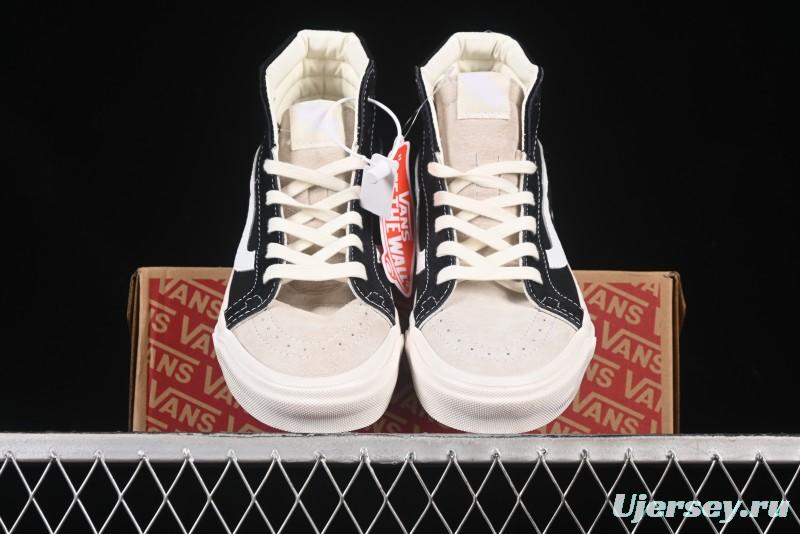 Fear of God x Vans Sk8-Hi High-Top Sneakers in Minimalist Black/White - VN0A2XS1ML5