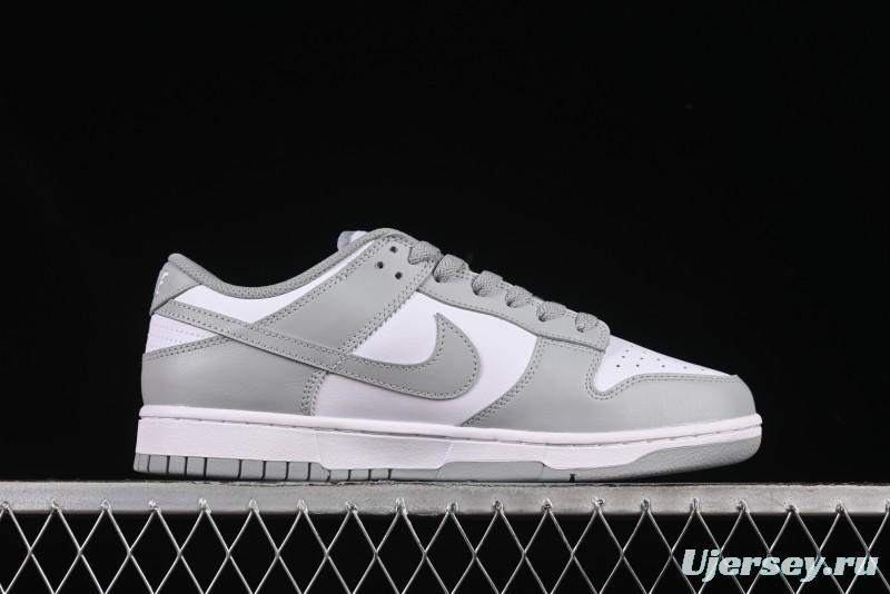 Nike SB Dunk Low White Grey Low-Top Casual Skate Shoes - HF5441-105