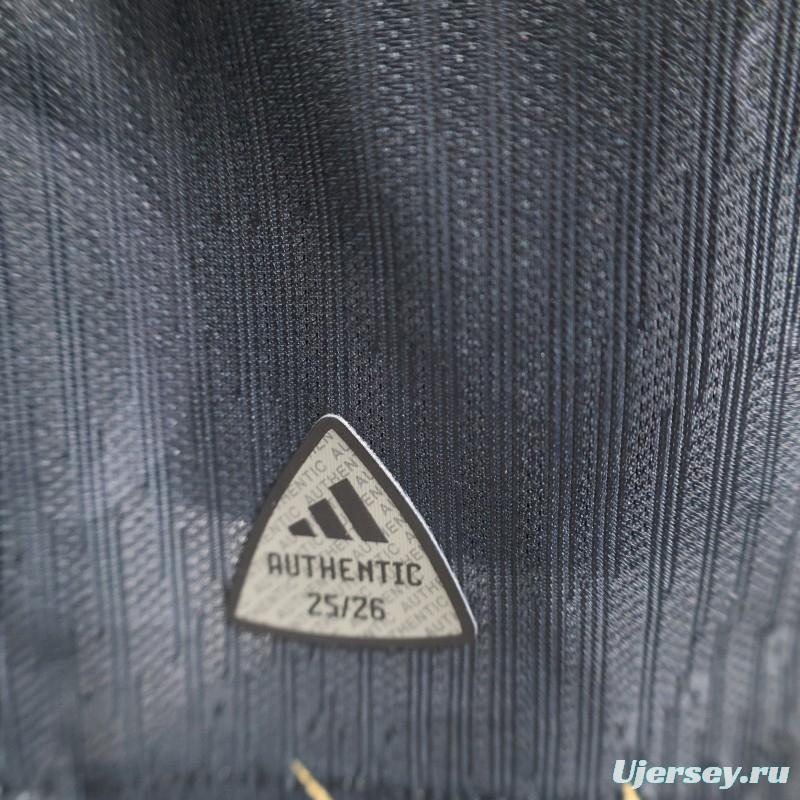 Player Version 25/26 Liverpool Dark Grey with Golden Phoenix Pattern Jersey