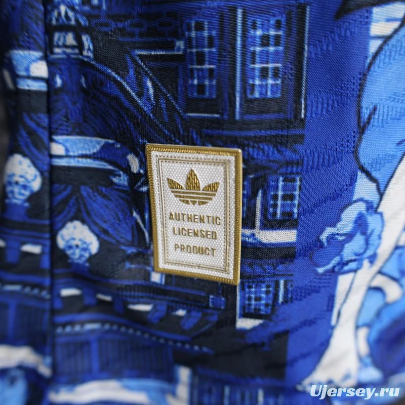 Player Version 2025 Japan Blue with Anime Characters Jersey