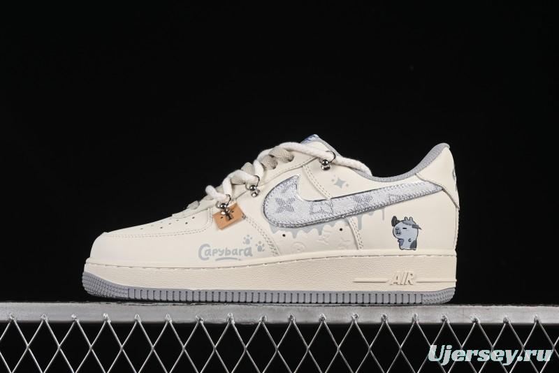 Nike Air Force 1'07 Low x Capybara "Frankenstein" Casual Sneakers - LV0506-220