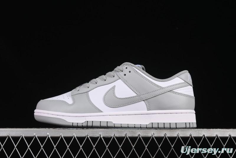 Nike SB Dunk Low White Grey Low-Top Casual Skate Shoes - HF5441-105
