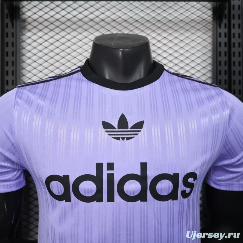 Player Version 2025 Adidas Original Purple T-Shirt