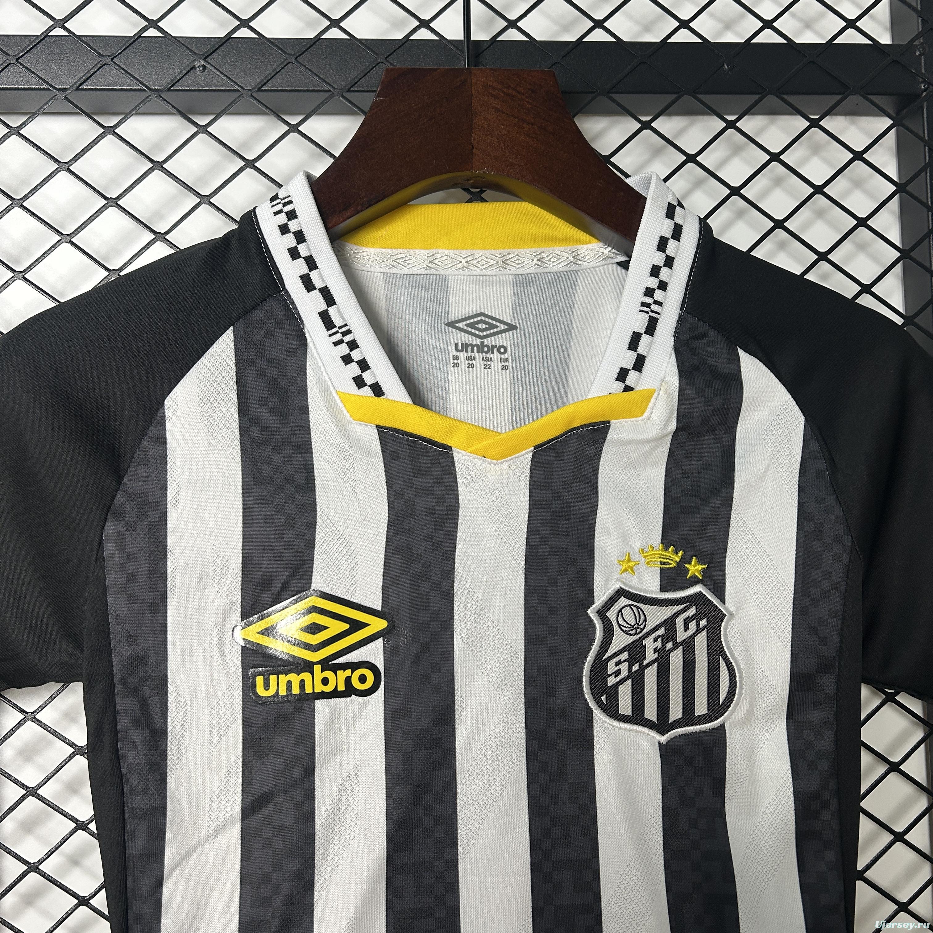 25/26 Kids Santos Away Size 16-28 Jersey