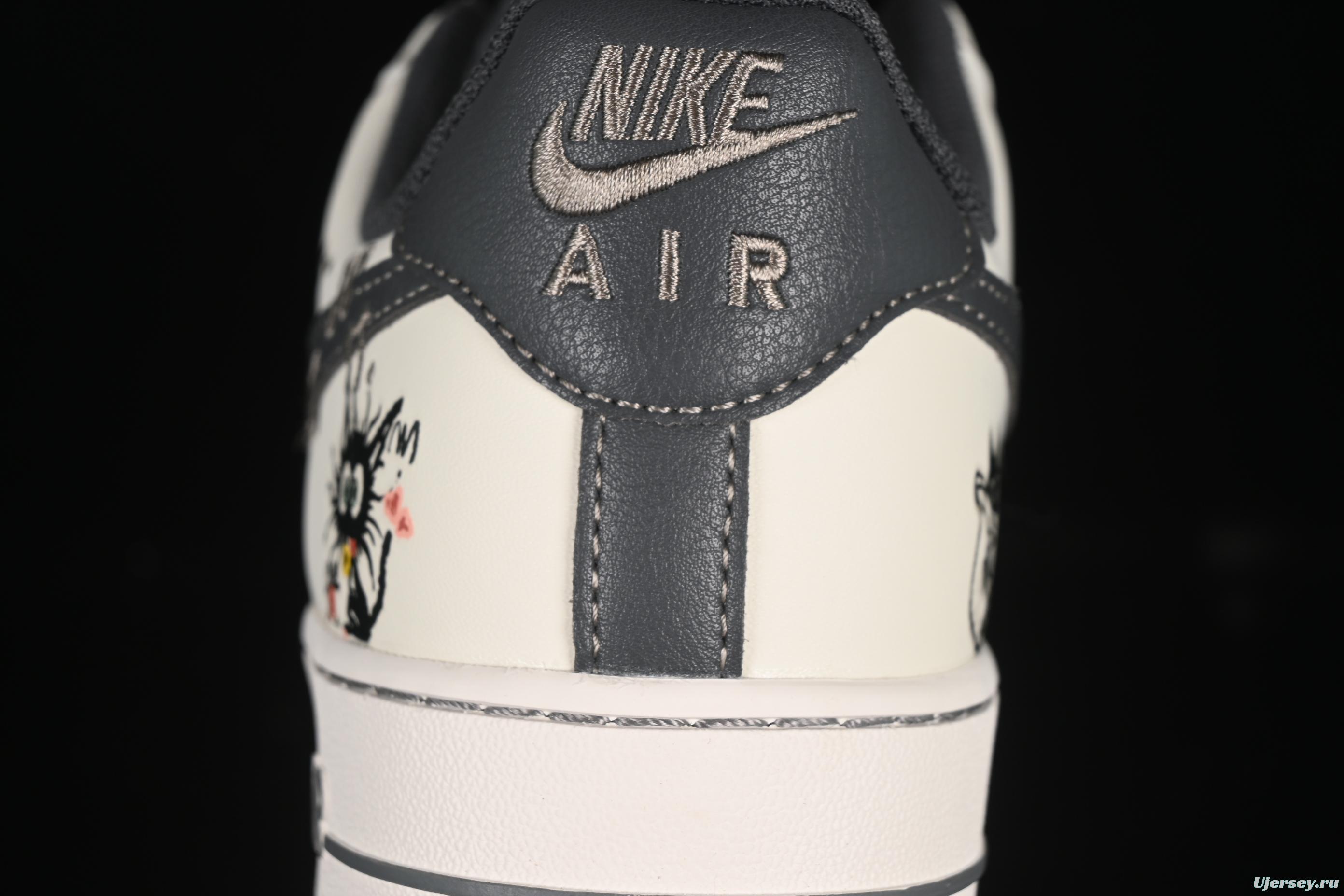 Nike Air Force 1'07 Low Little Black Cat Casual Sneakers - FJ7740-710