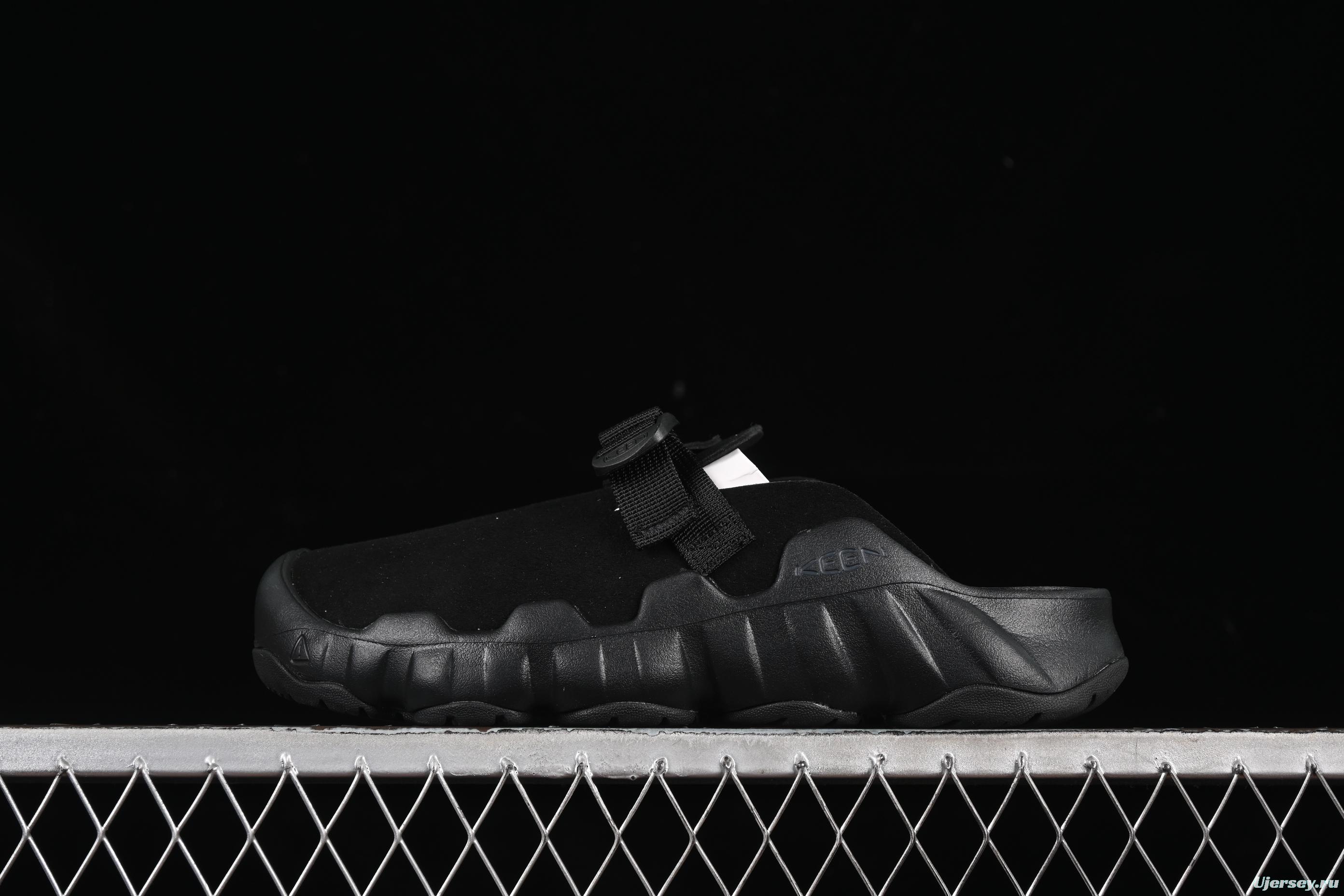 Keen Hyperport Clog Leather Summer Mule Slip-On with Arch Support and Adjustable Lacing System - 1030766