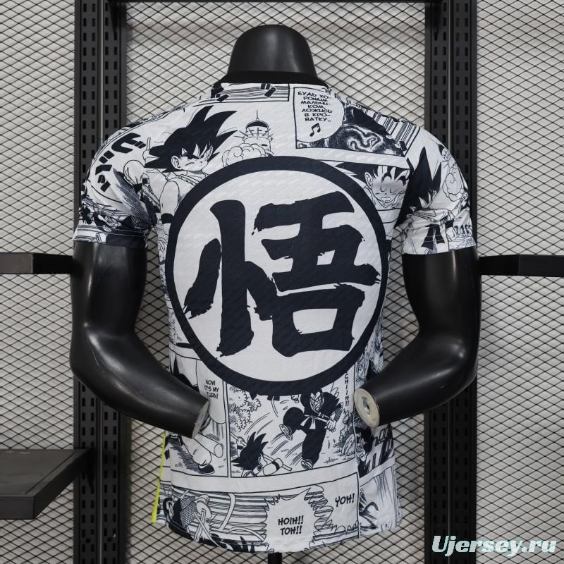 Player Version 2025 Japan White with Dragon Ball Manga Jersey