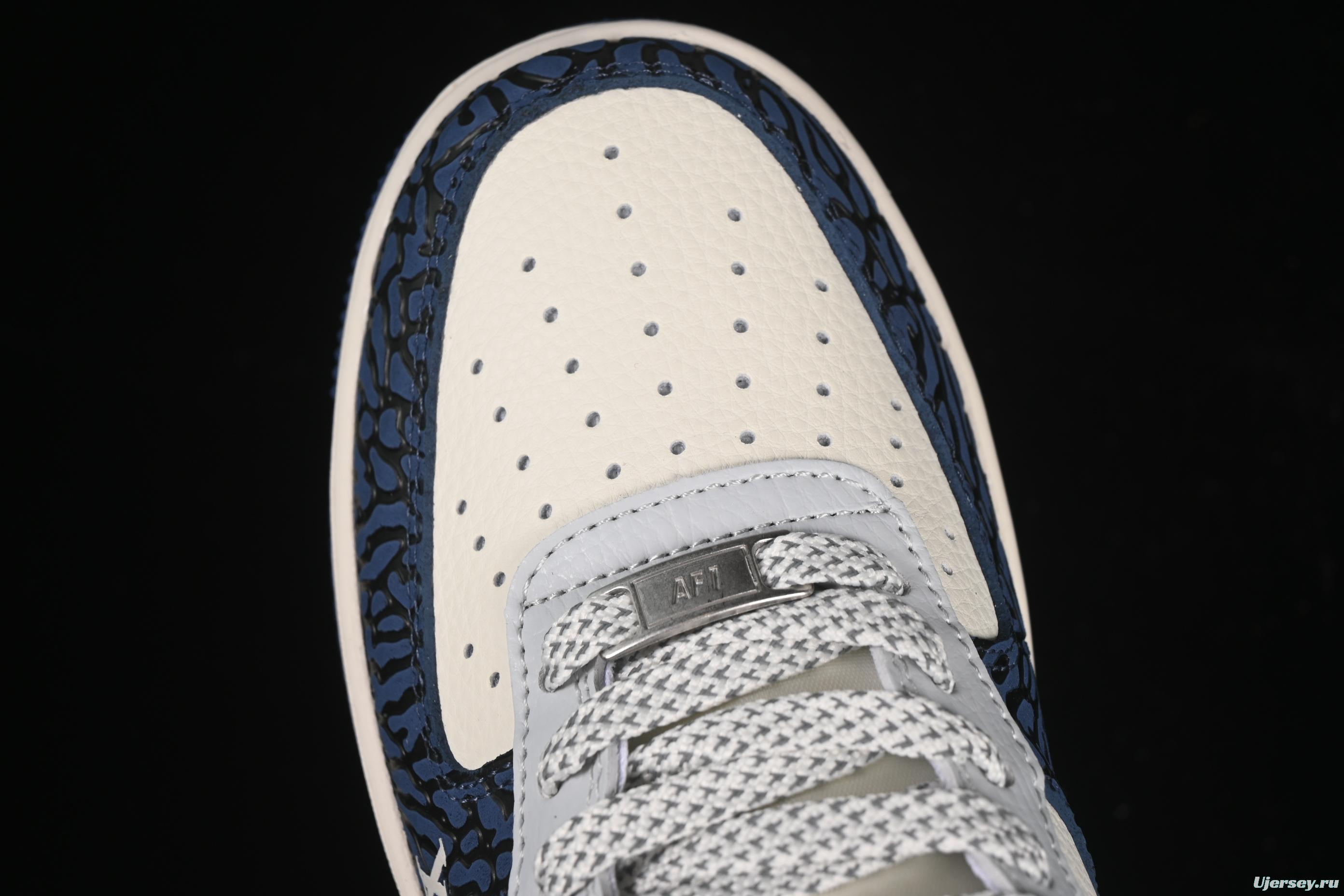 Nike Air Force 1 '07 Low LV Collaboration Blue Stone Grain Casual Sneakers - JJ2508-701