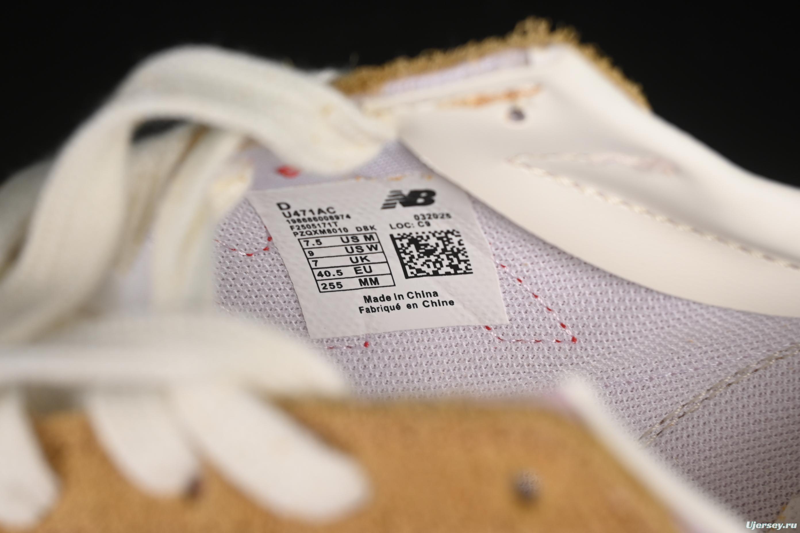 New Balance NB471 Series Fabric and Leather Casual Lifestyle Shoes - U471AC