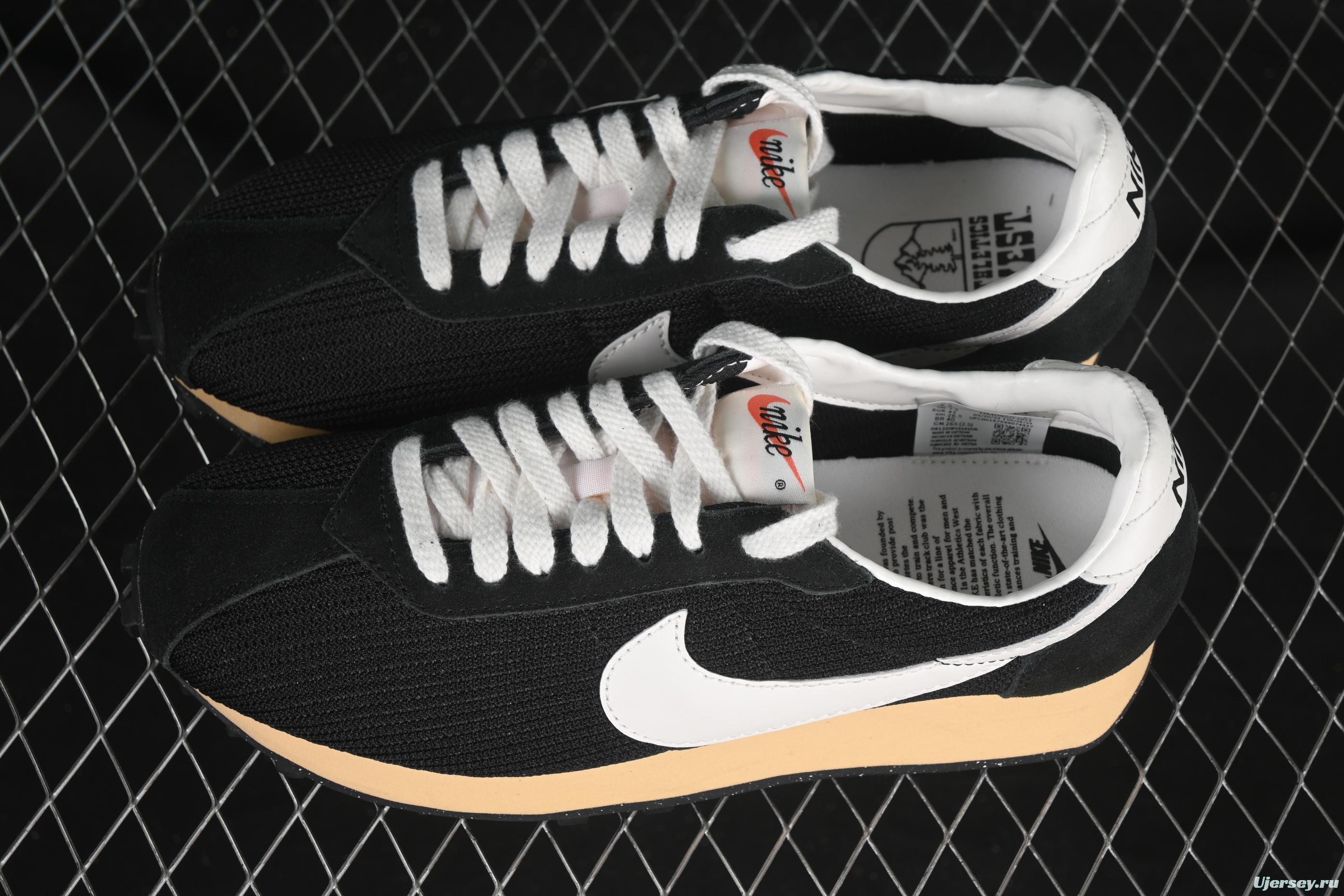 Nike Stussy Roshe Run LD-1000 Comfortable Versatile Non-Slip Wear-Resistant Waffle Low-Top Casual Running Shoes - HM0950-001