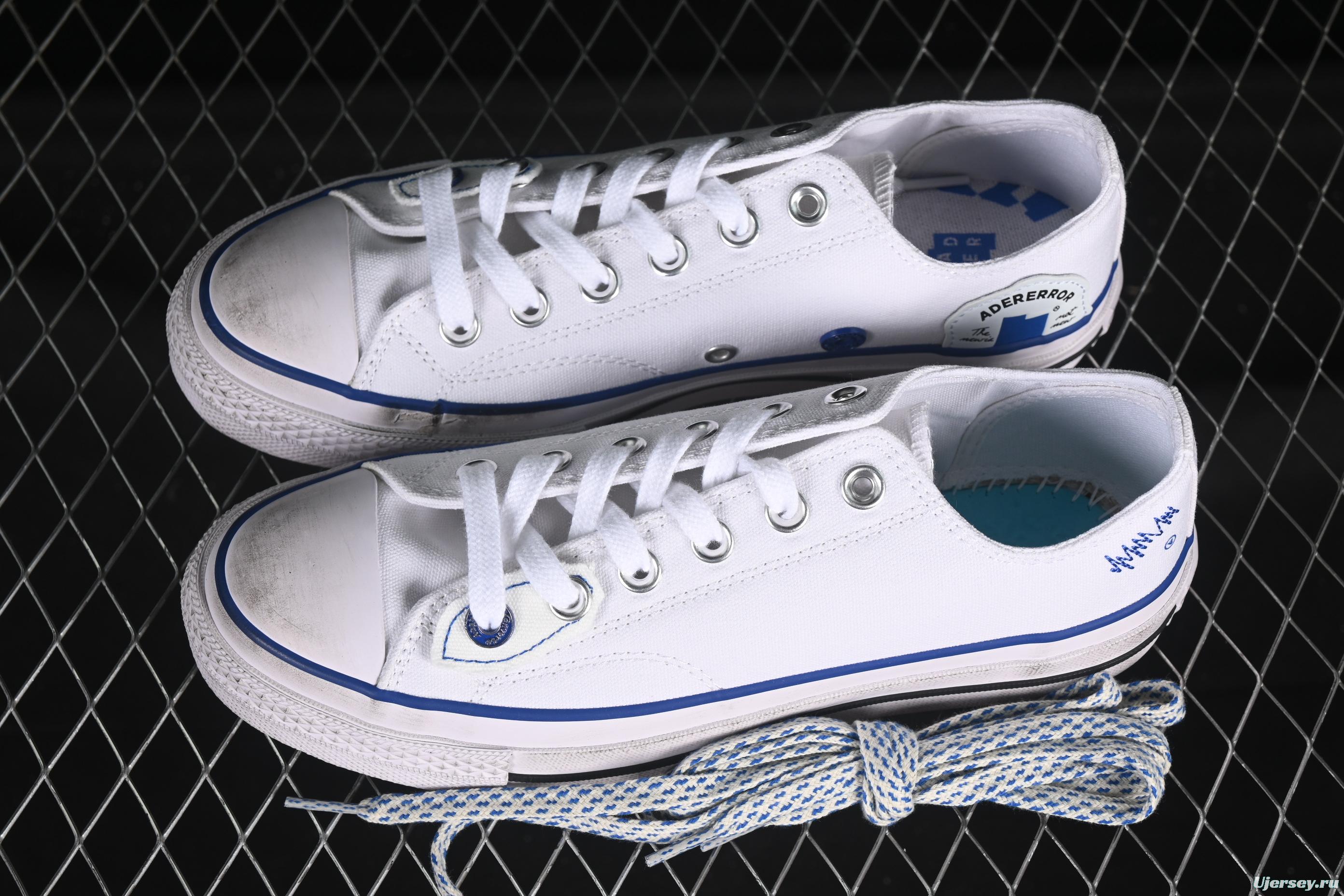 Ader Error x Converse Low-Top Casual Canvas Sneakers with Special Pattern Print - A14289C