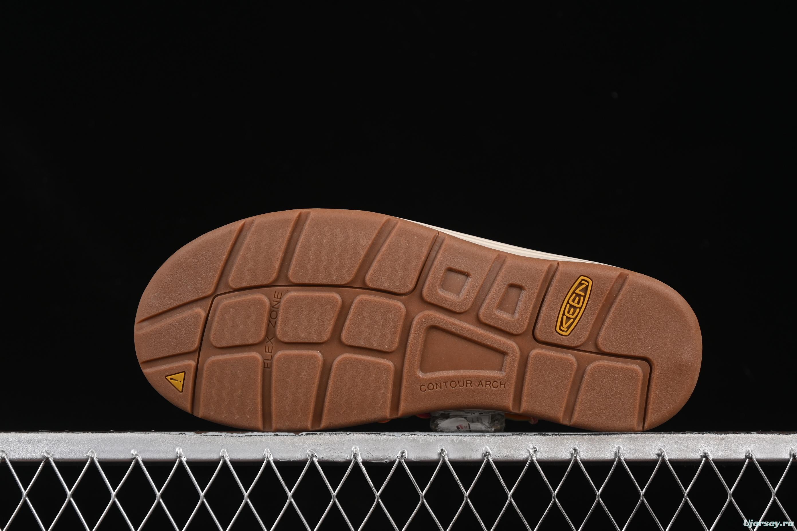 Keen Uneek Flat-M Woven Elastic Strap Camouflage Outdoor Sandals for Hiking and Water Sports - 1025169 CAMOUFLAGE