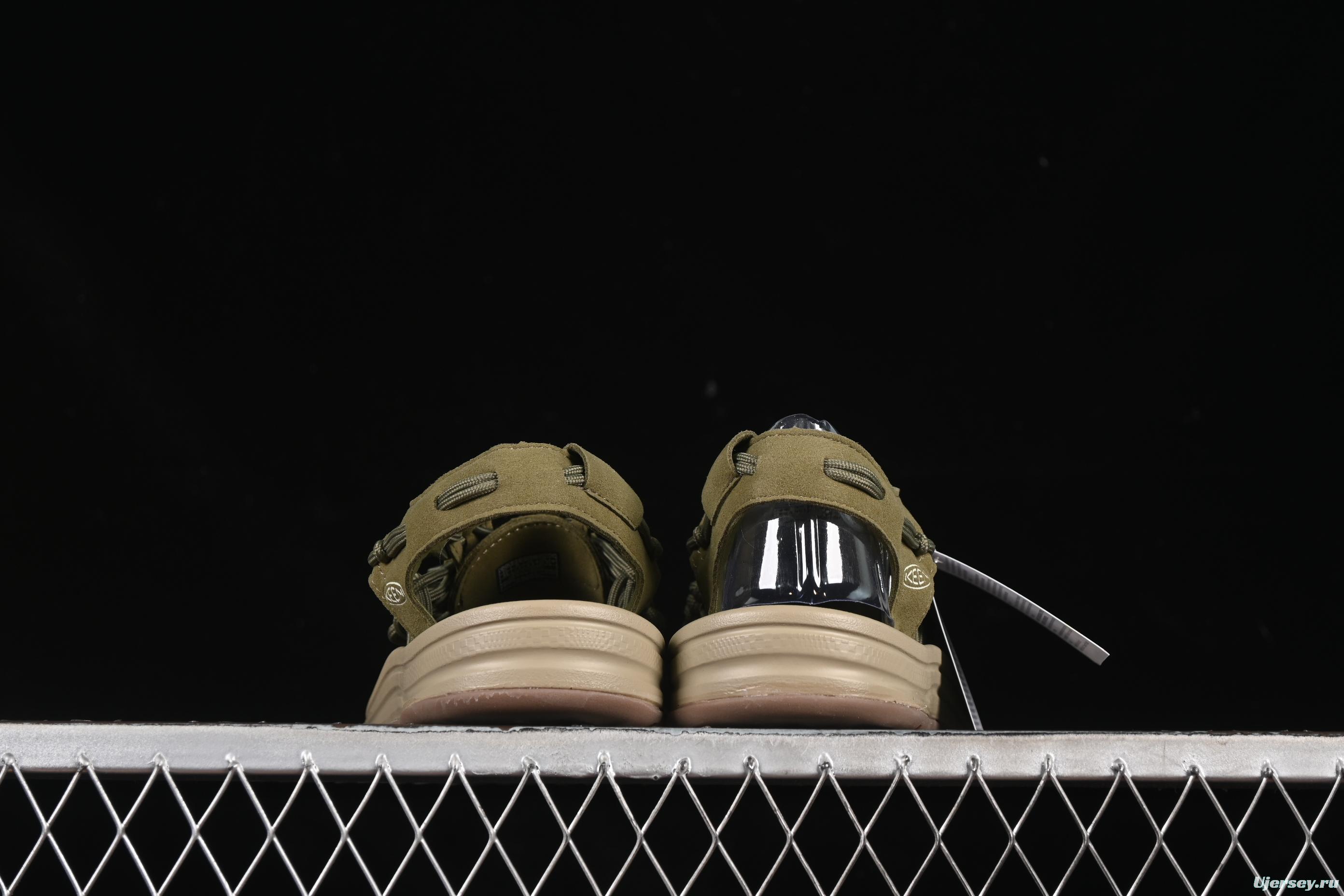 Keen Uneek Flat-M Woven Elastic Strap Casual Outdoor Water Sandals - 1014097