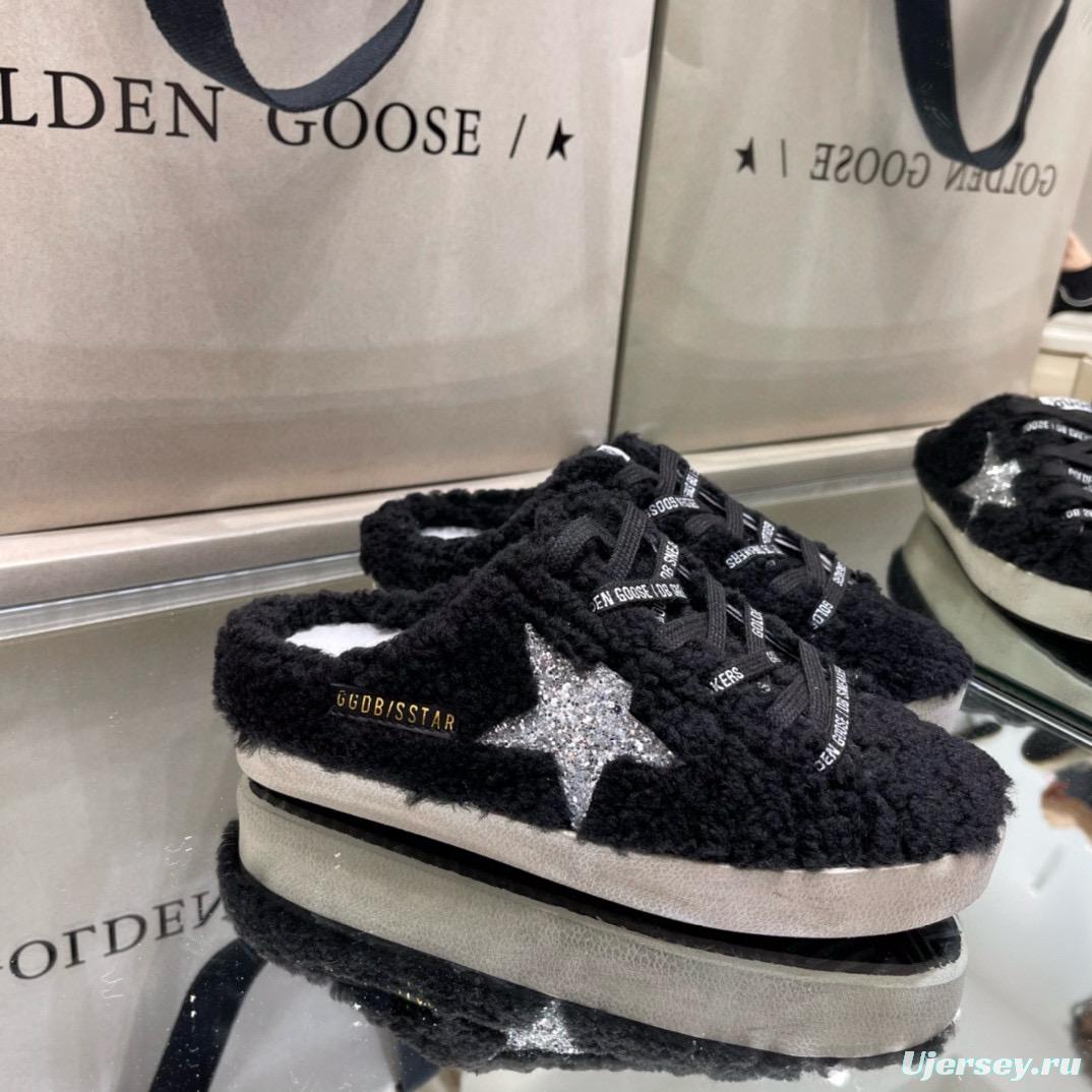2024 GGDB Black Fur Slippers MJ00280