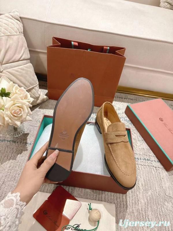 2025 Women LP Tan Suede Loafer LY00320