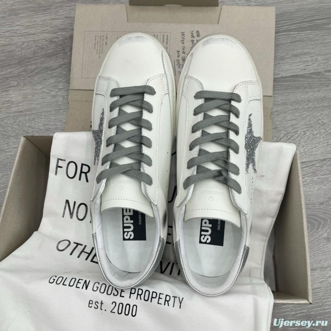 2025 Men GGDB White Grey Leather Sneakers SUPER STAR