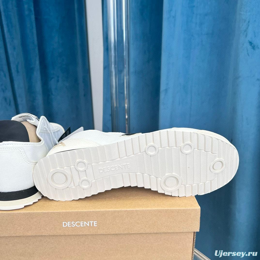 2024 Unisex Descente White Canvas Plimsolls MJ00280