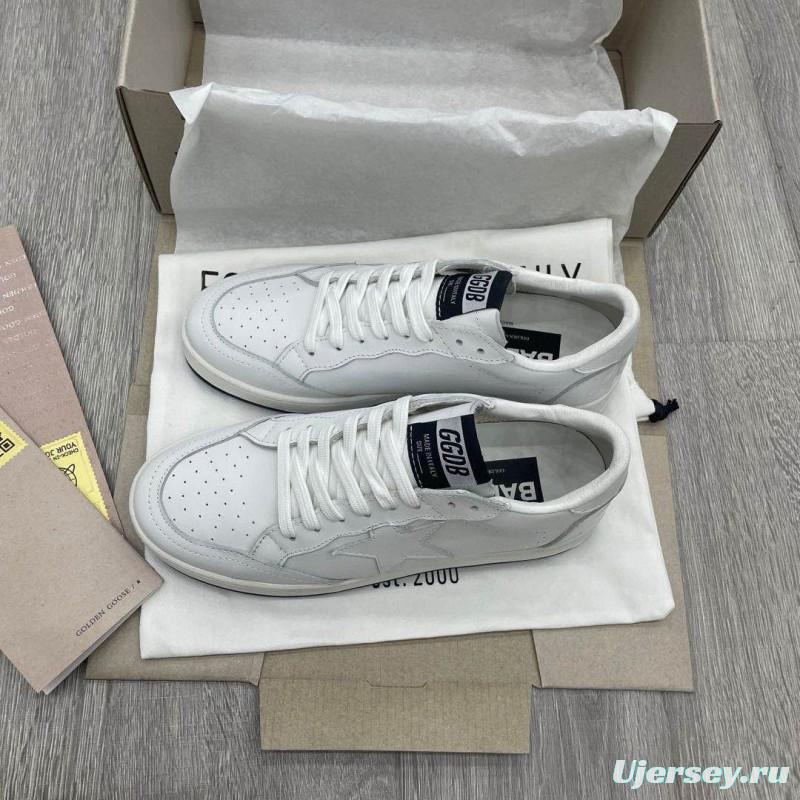 2024 Unisex GGDB White Leather Sneakers MJ00260