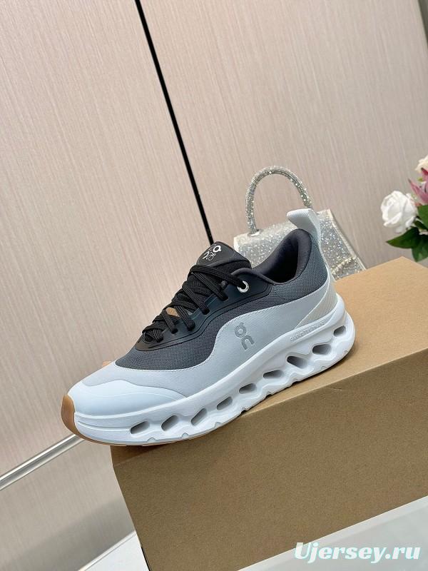 2025 Unisex Loewe Black White Grey Polyester Mesh Sneakers