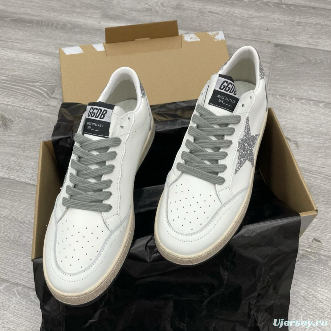 2024 Unisex GGDB White Grey Leather Sneakers MJ00260