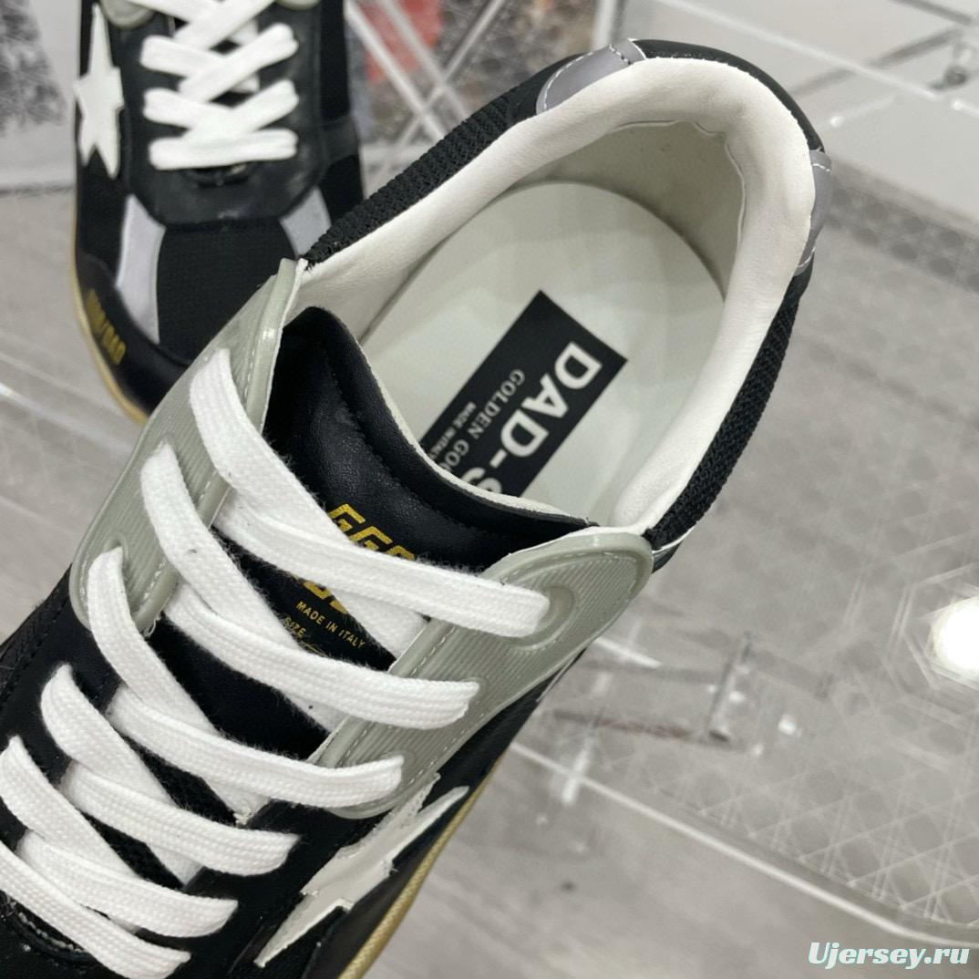 2024 Men GGDB Black White Suede Mesh Sneakers