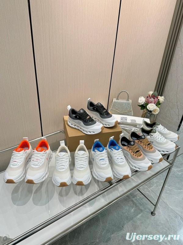 2025 Unisex Loewe White Mesh Rubber Sneakers