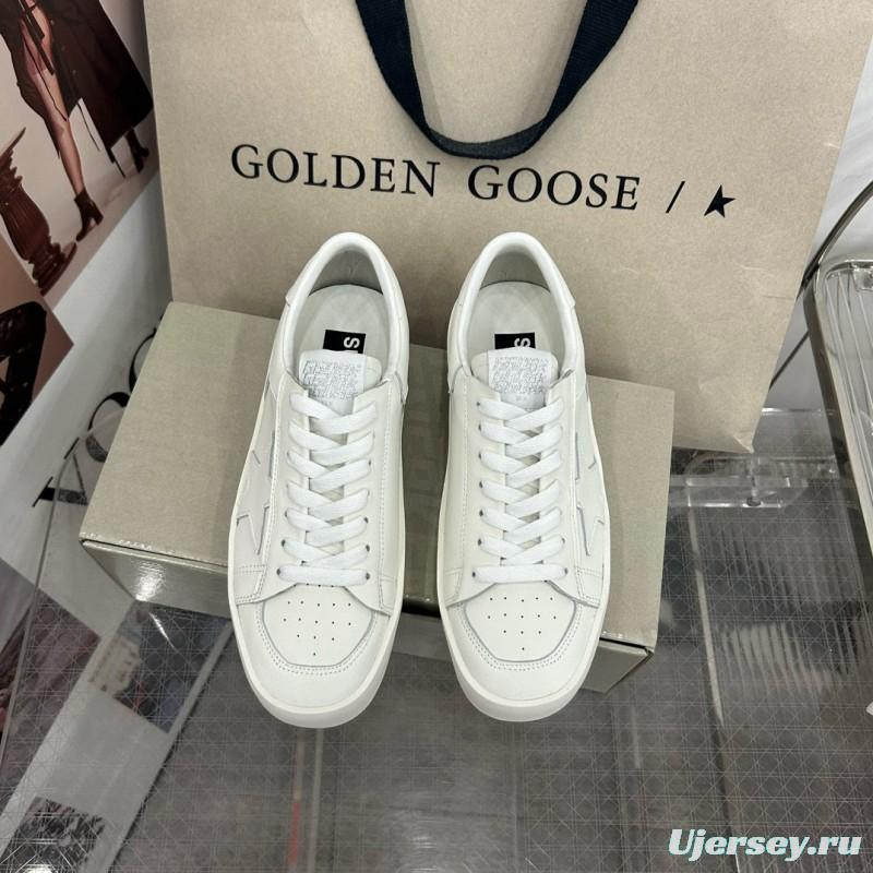 2024 Unisex GGDB White Leather Low Top Sneakers MJ00260