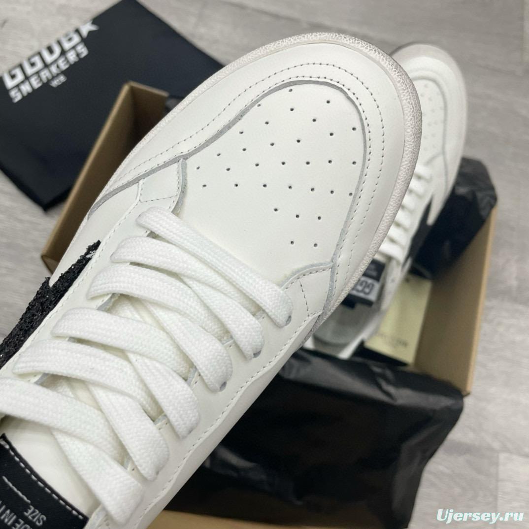 2024 Unisex GGDB White Black Leather Low Top Sneakers MJ00260