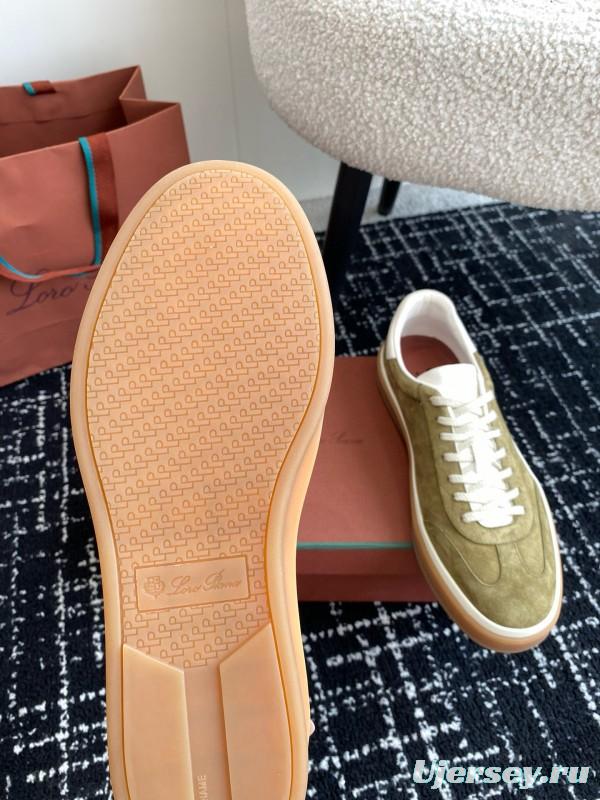 2024 Unisex LP Beige Suede Leather Sneakers MJ00320