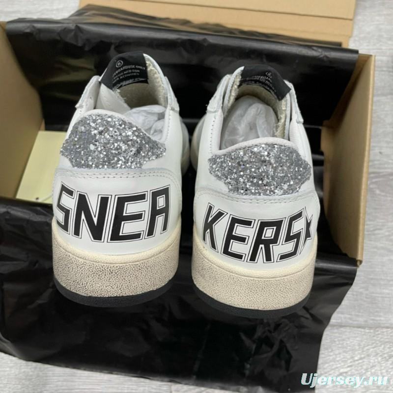 2024 Unisex GGDB White Grey Leather Sneakers MJ00260